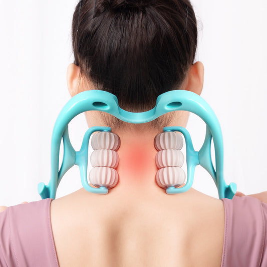 Neck & Shoulder Massager Tool – Trigger Point Pain Relief in Minutes