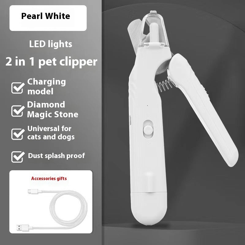 LED Pet Nail Clipper – Safe & Stress-Free Grooming for Dogs & Cats
