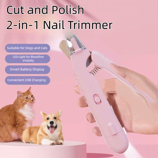 LED Pet Nail Clipper – Safe & Stress-Free Grooming for Dogs & Cats