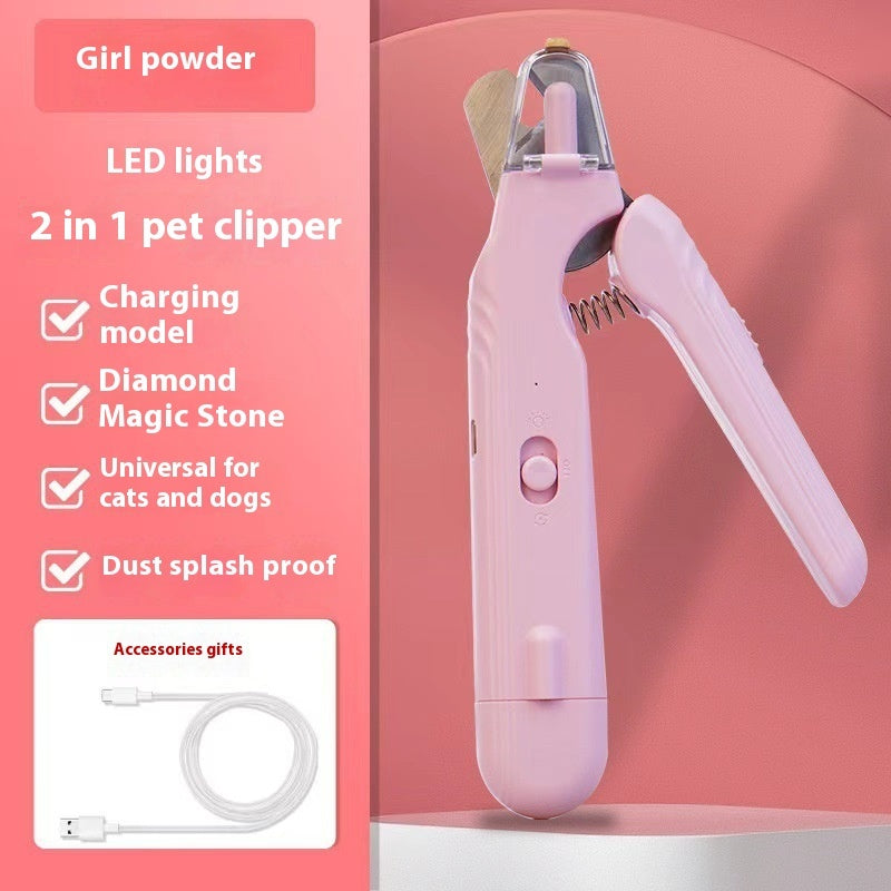 LED Pet Nail Clipper – Safe & Stress-Free Grooming for Dogs & Cats